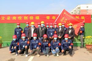 “青年突擊隊”的旗幟在河南三建項目一線高高飄揚！